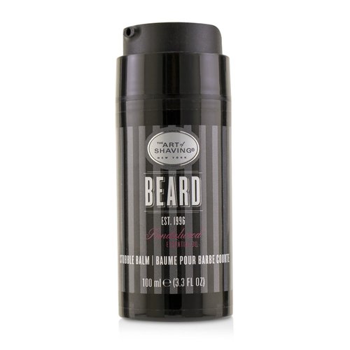 The Art of Shaving Beard Balm, Conditioner for Stubble to Hydrate Skin and Hair, Sandalwood, 3.3 Oz