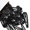 40 Pieces 2 Inch Black Metal Snap Hair Clips Non-slip Hair Barrettes Hair for Girls, Women, Kids Teens or Toddlers