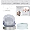 Powder Puff, Loose Powder Containers, Reusable Empty Makeup Powder Container with Elasticated Net Sifter for Setting Powder, Face Powder, Loose Powder, ect, for Travel and Daily Use