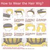 Red Wig for Women Girls Cosplay Sally, Alacos 60CM Long Straight Red Wig for Sally Costume, Red Cosplay Wig with a Free Wig Cap Perfect for Halloween Christmas Costume Show