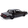 All Star Toys 1987 Buick Regal 3.8SFI Turbo T-Type Grand National Black w/Deep Dish Custom Wheels 1/24 Diecast Model Lowrider Car Exclusive Motormax 73319