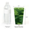Camo Hero - Army Military Camouflage Party Favor Popcorn Treat Boxes - Set of 12