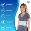 NYOrtho Elastic Rib Support Belt - Torso Compression Rib Brace Treatment Wrap for Natural Healing (Teen/Petite Female - Fits 20"-30" Chest)