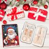 Christmas Stocking Stuffers for Women, Nail Care Kit for Women, 7 PCS Manicure and Pedicure Kit, Manicure Set Women Travel Nail Kit Mini Nail Clipper Set Kit Tool Mens Nail Grooming Kit(Rose Gold)