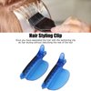 2PCS Sectioning Clips, Hair Sectioning Clip, No Trace Hair Clips, Heat Insulation Easy Speed Separator Clip Hair Cutting Clips Blue for Wig Extension Hair Highlighting
