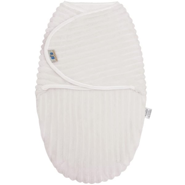 BlueSnail Newborn Baby Swaddle, Easy Wrap Receiving Blanket, Comfortable and Soft (S,0-3 Months, White)