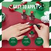 MEFA Christmas Gel Nail Polish Set Limited Edition, 12 Colors Burgundy Red Dark Green Glitter Gel Polish Winter Silver Gold Sparkle Nail Polish Manicure Soak Off DIY Salon Christmas Gifts for Women
