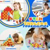 W WISE BLOCK Magnetic Tiles, 32PCS Mini Magnetic Blocks, STEM Travel Magnetic Building Blocks Sets, Construction Magnets Tiles Toys for Boys Girls Kids Toddlers Ages 3 4 5 6 7 8+ Year Old