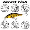 LUCKY CRAFT Fishing Lure Pointer 45S - Trout Lure, Jerkbait (871 BGR Amago)