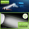 RV Trailer Camper 1000 Lumen 5th Wheel White 8.5" Round Scare Porch 12V LED Light (LED Light 1000 Lumen)