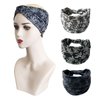 K-Elewon 3 Pack Women Wide Elastic Head Wrap Headband Twisted Hair Band (3 Pack(A11))