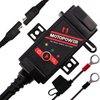 MOTOPOWER MP0608 3.1Amp Motorcycle Dual USB Port SAE to USB Adapter Battery Monitor with Switch Control and LED Indicators
