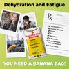Banana Bag Oral Solution - Pharmacist Hydration Recovery Formula - Electrolyte & Vitamin Powder Packet Drink Mix - Natural Lemon Lime - Pack of 15
