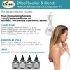 Difeel Beaker & Blend Hair & Essential Oil Kit #1 - Includes Castor, Shea Butter, Argan, Rosemary Hair Oils, Argan & Coconut Essential Oils and a Mixing Beaker - Customizable Hair Treatment Collection