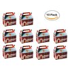 Hammont Paper Treat Boxes - (10 Pack) - Party Favors Treat Container Cookie Boxes Cute Designs Perfect for Parties and Celebrations 6.25" x 3.75" x 3.5" (Fire)