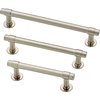 Franklin Brass Francisco (10-Pack) Cabinet Handles 4" Satin Nickel Cabinet Pulls Handles for Cabinets and Drawers Cabinet Hardware Dresser Handles Drawer Pulls P29617K-SN-B