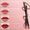 EternalClassic Raspberry Lip Liner, Long Lasting Lip Liner Pencil, Rich Lip Makeup Colors Highly Pigmented Lip Liners, Smooth Application Lipliner Lip Pencil