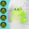 HengGL Light Up Baby Bath Bubble Toys,Tub Big Frog Automatic Bubble Maker Blower Toys with 24 Music Baby Fun Shower Toys, for Boys, Girls（New 2024）