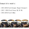 Jinfili Sequential Dynamic LED Turn Signal Light Side Mirror Marker Lamp accessories Compatible with Ford Escape Ecosport 2013-2018,2012-2018 Focus ST SE RS,C-Max 2013-2017