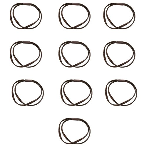 10 PCS Leopard Print Hair Ties Elastic Seamless Hair Rubber Bands for Women Girls Cheetah Print Ponytail Holders for Thick Long Hair Elastics Bracelets for Curly Hair Accessories