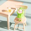 AUEAR, 5 Pack 1 12 Miniature Dining Table Chair Wooden Furniture Accessories Furniture Set
