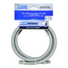 Eastman Ice Maker Connector, 1/4 Inch Compression, 5 Foot Flexible Braided Stainless Steel Hose, 41033