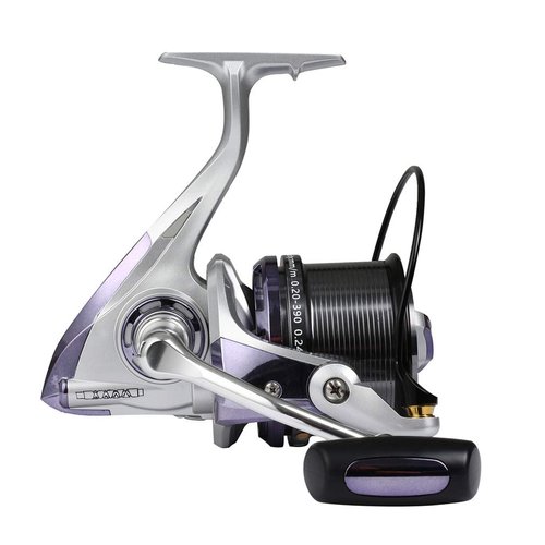 Diwa Spinning Fishing Reels 8000 10000 12000 Series Freshwater Saltwater Big-Game Fishing Surf Fishing 12+1 Stainless BB 70 LBS Max Drag Ultra Smooth Powerful Trout Durable Spinner Gear (Silver,8000)
