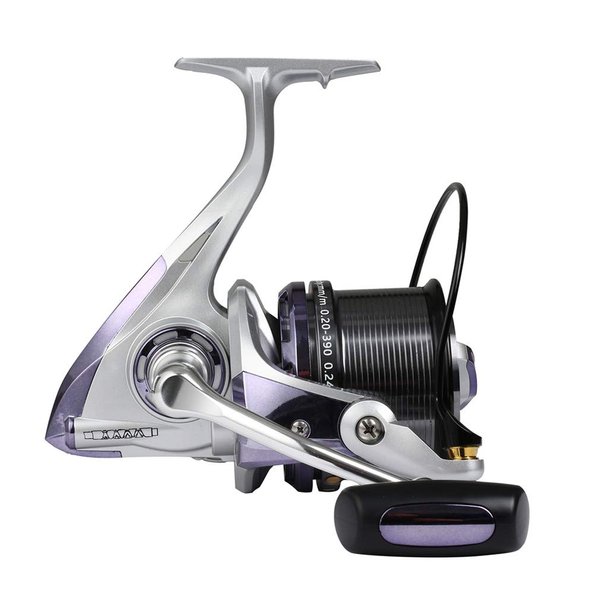 Diwa Spinning Fishing Reels 8000 10000 12000 Series Freshwater Saltwater Big-Game Fishing Surf Fishing 12+1 Stainless BB 70 LBS Max Drag Ultra Smooth Powerful Trout Durable Spinner Gear (Silver,8000)
