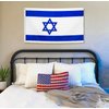 DANF Israel Flag 3x5 Ft Thick Polyester, Fade Resistant, Brass Grommets, Canvas Header, Double Sided The Israeli National Flags 3x5 Feet