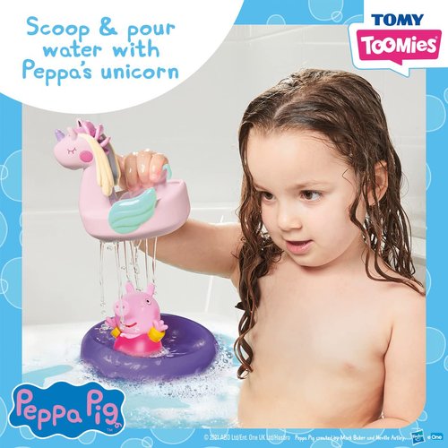 Toomies Peppa Pig Bath Toys - Baby Bath Toys Promote Dexterity and Motor Skills - Toddler Toys for Bath and Pool - Toddler Water Toys - Bath Squirties for Boys and Girls 18 Months and Up