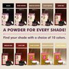 Root Touch Up Powder by Style Edit | Medium Brown Hair Color Coverage for Grays and Roots | Mineral-Infused Binding Hairline Concealer | 0.13 oz. Tub