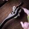 Handmade Wooden Hair Stick Women Retro Hairpin Flower Decor Hair Chopsticks for Long Hair Model A
