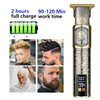 Hair Clippers for Mens Cordless Hair Trimmer T-Blade Trimmer Professional Haircut & Grooming Kit Rechargeable Clippers Hair Trimmer Shaver Cutting Kit with LCD Display (Figure-03)