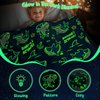 Shark Toys Blankets Glow in The Dark Gifts for Boys Girls, Nautical Anchor Blanket Starfish Ocean Decor for Adult Kids, Birthday Christmas Day Hammerhead Shark Gift for Age 3 4 5 6 7 8 9 10 Year Old
