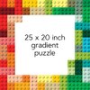 LEGO Rainbow Bricks 1000 Piece Jigsaw Puzzle