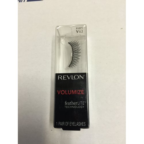 Revlon Volumize False Eyelashes, 91071 V63, 1 pr
