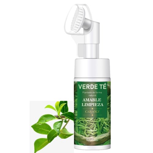 Zegrox Cleansing Foam with Natural Tea Tree Oil, Face Wash for Soothing Acne-prone and Breakouts Skin, with Soft Brush Head, 150ml