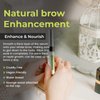 Swiss Botany Eyebrow Growth Serum – Potent Eyebrow Serum to grow brows - Noticeable Results within Four Weeks - Easy to Use Brow Serum for All Skin Types – 0.3 fl. Oz.