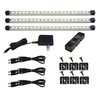 Inspired LED Under Cabinet LED Lighting Pro Series 21 LED Deluxe Kit 3 Light Panels 3000 Kelvin Under Cabinet Lighting Warm White Inline Dimmer Optional See B00405DEEU