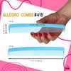 Allegro Combs #415 Combs for Women, 7 Inches Combs for Men, Parting Comb, Hair Comb, Comb for Men 3 Count (Baby Blue)