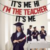 Black Glitter It's Me Hi I'm the Teacher It's Me Banner, Student to Teacher/Class of 2024/Congrats Teacher, 2024 Teacher Graduation Party Decorations Supplies