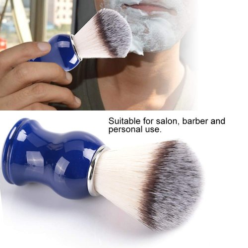 Original Handmade Pure Badger Shaving Brush with Chrome Handle, Engineered for Safety Men's Beard Shaving, Shaving Professional Hair Salon Tool Black
