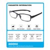 DOOViC 2 Pack Readers Blue Light Blocking Reading Glasses 3.0 Strength Flexible Lightweight Anti Eyestrain Computer Reading Glasses for Women Men