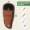 TOMORAL Pruner Holster Pruning Shears Hanging Pouch PU Leather Pliers Pruner Holder for Hand Pruner, Garden Shears,Clippers