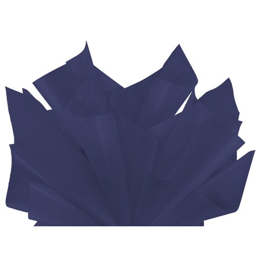 Flexicore Packaging Navy Blue Gift Wrap Tissue Paper Size: 15 Inch X 20 Inch | Count: 100 Sheets | Color: Navy Blue