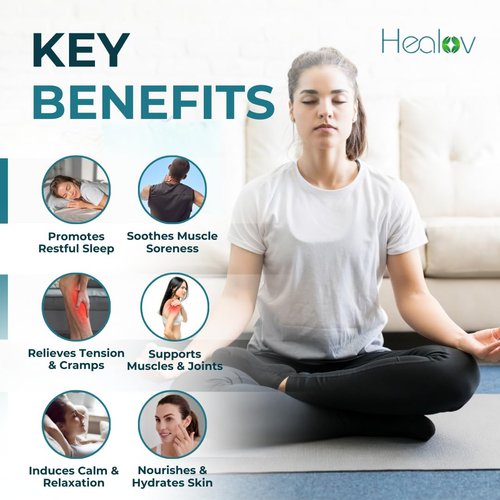 Magnesium Cream – Pure Soothing Magnesium Lotion for Pain Relief & Relaxation, Better Sleep, Muscle Health, Leg & Joint Care – Natural Magnesium Body Lotion for Feet – Non-Greasy, Safe, Easy to Use