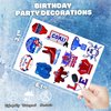8 Sheets (96PCS) Ice Hockey Temporary Tattoos Sports Themed Birthday Party Supplies Favors Decorations Decor Stickers for Kids Gifts Classroom School Prizes Rewards