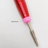 OsirideH2-25pcs Professional Nail Drill Bits Pink Nail Tech Supplies Electric Nail Filer Plastic Cap-Nail Art Tools Drill Dust Collector Dust Stopper Nail Drill Bit -Pink Drill Nail Dust Collectos