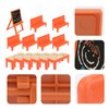 Plastic Dollhouse Furniture 13pcs Miniature Classroom Furniture Accessories Plastic Dollhouse Desk and Chair Blackboard Model Mini Classroom Desk Accessory Miniature Dollhouse Kit