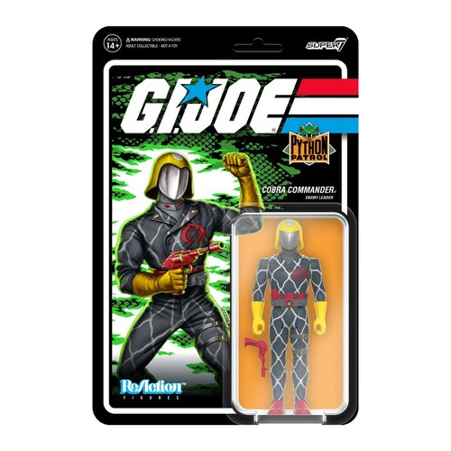 Cobra Commander Python Patrol G.I. Joe Super 7 Reaction Action Figure
